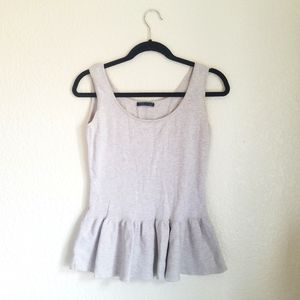 Peruvian Connection 100% Pima Cotton Ruffle Top